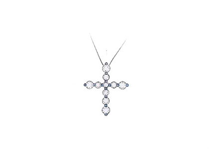 Rhodium Plated | Cross Pendants